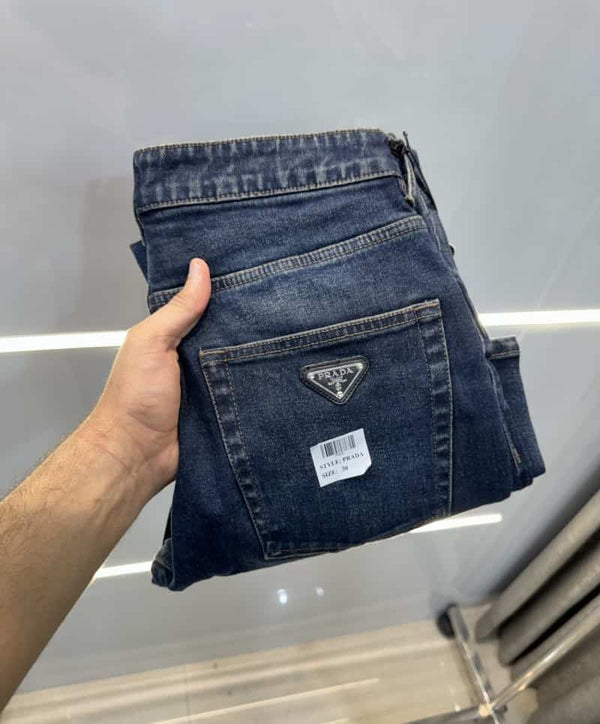Prad a Milano Greenish Steel Logo Imported Hyperfle..X Denim