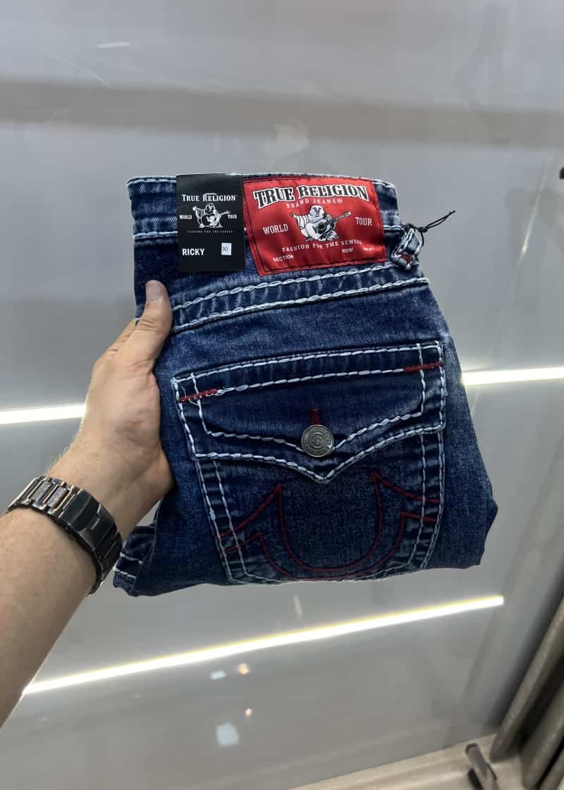 True Religion Mid Blue Imported Premium Straight Fit Denim Main image
