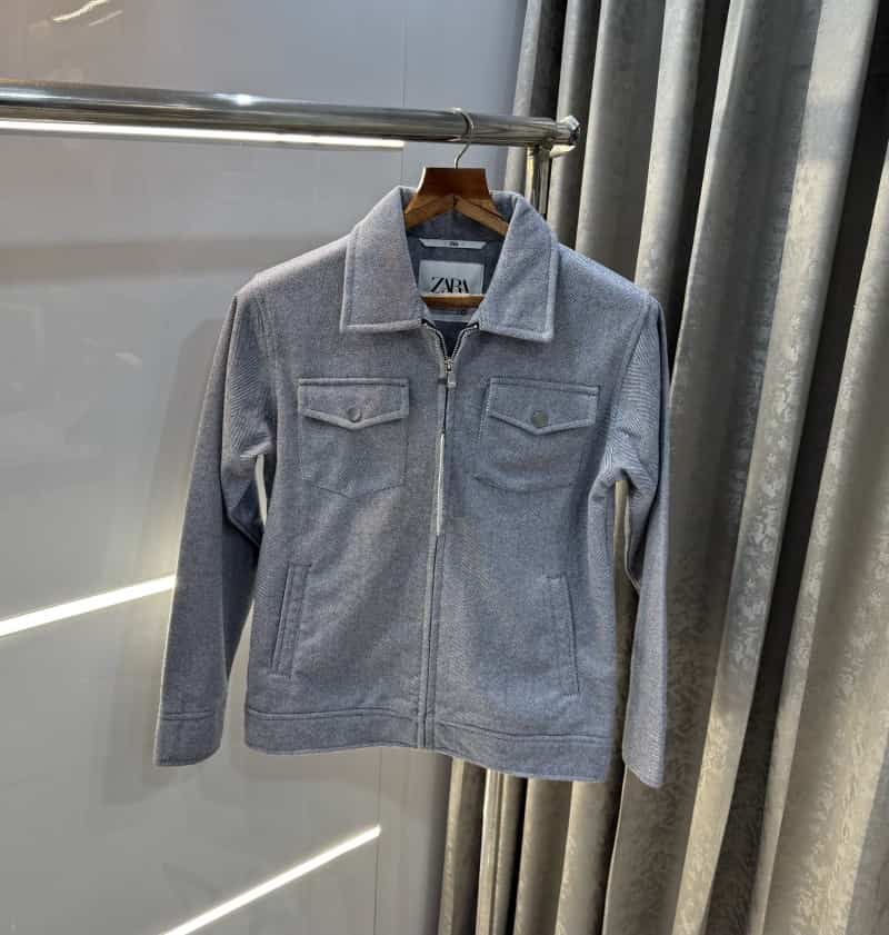 Zar a Light sky blue Classic Premium Bomber Jacket Main image