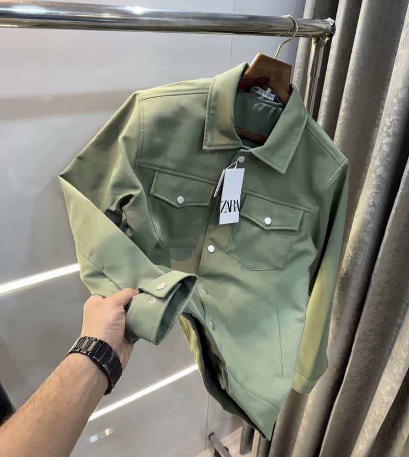 Zar a Olive Premium Classic Bomber Jacket Main image