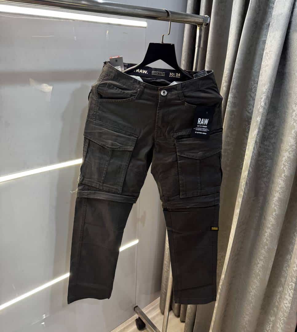 G- Star Raw Dark Grey Convertible Shorts Premium Cargo Main image