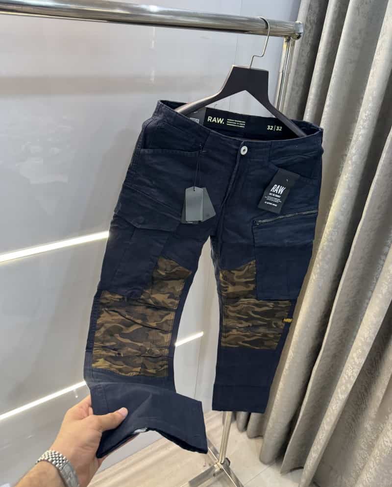 G- Star Raw Navy Blue Camouflage Premium Cargo Secondary image