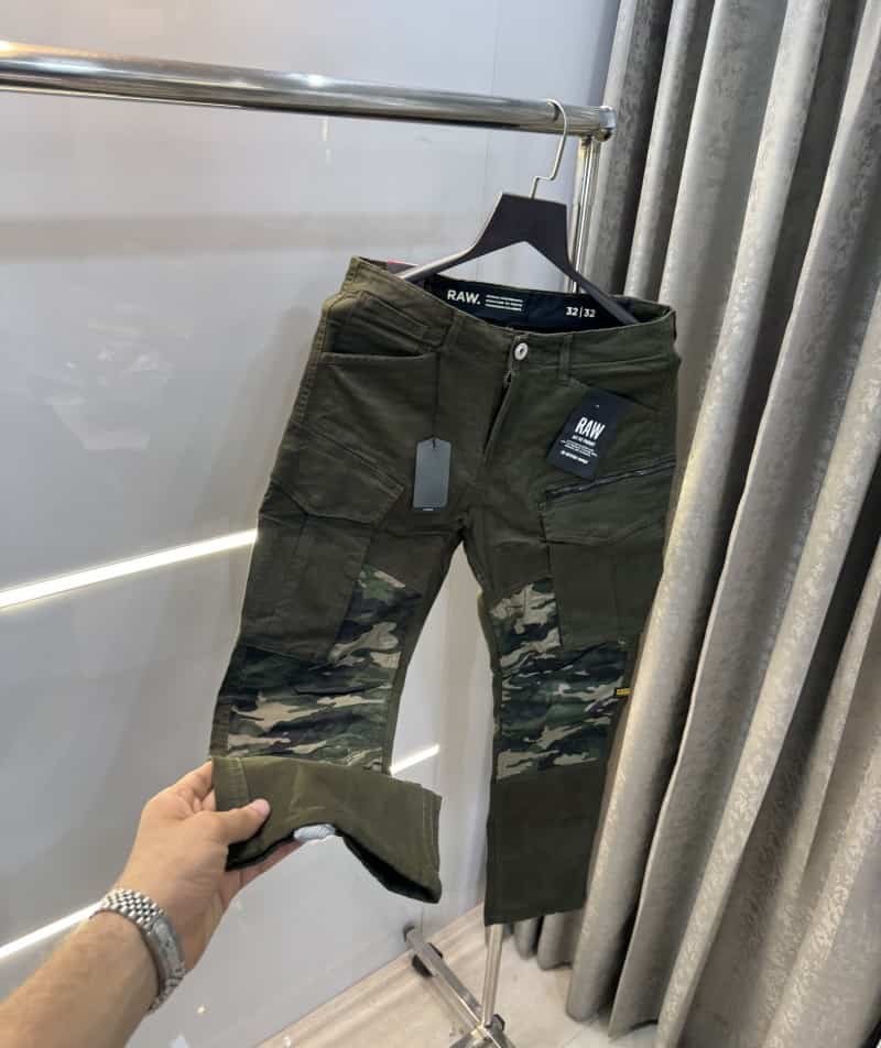 G- Star Raw Olive Camouflage Premium Cargo Secondary image