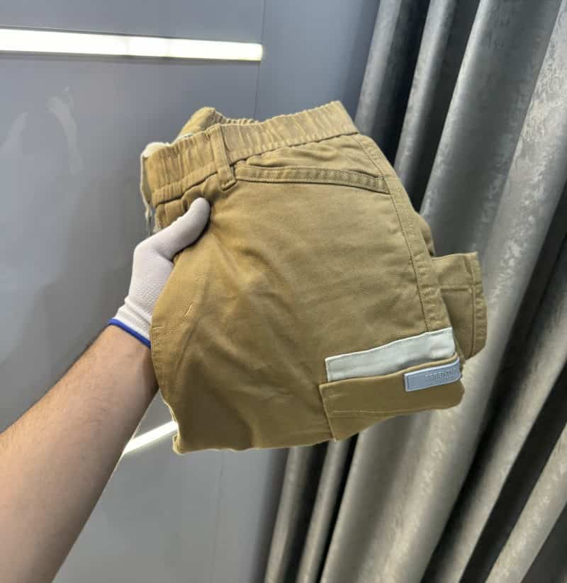 Essentia l Dark Khakhi Premium Imported Baggy Cargo Secondary image