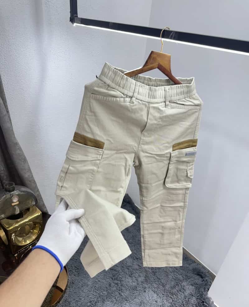 Essential Cream Premium Imported Baggy Cargo Secondary image