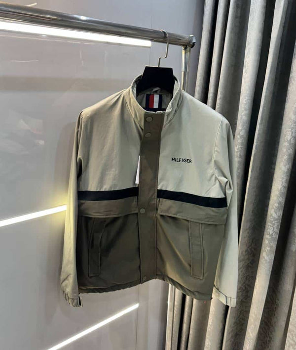 Tomm y Hilfige r Green Premium Classic WindBreaker