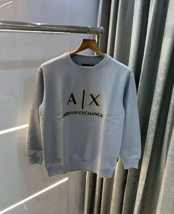 Arman i EXchange Light Grey EmboSSed Logo Premium Sweatshirt