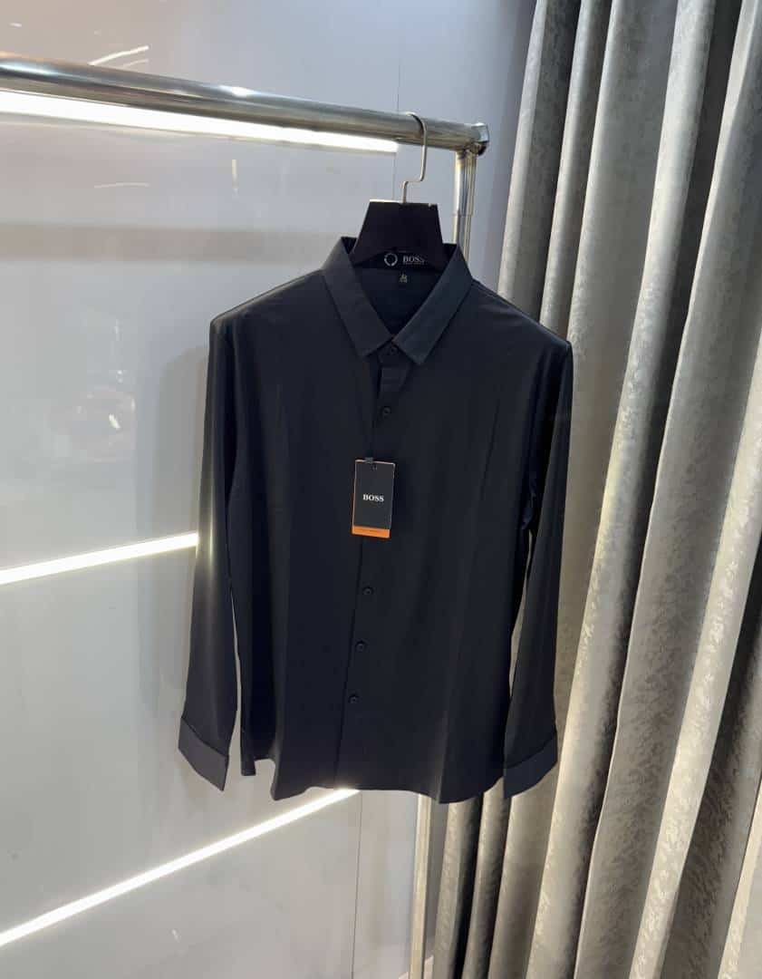 HUgo  Bos$  Black Premium Imported Shirt
