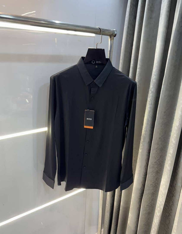 HUgo  Bos$  Black Premium Imported Shirt