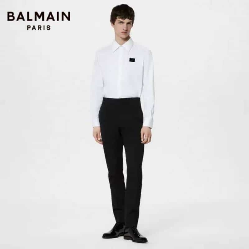 Balmai n Paris White Back Print Shirt With Premium BoX Packing And Carry Bag Main image