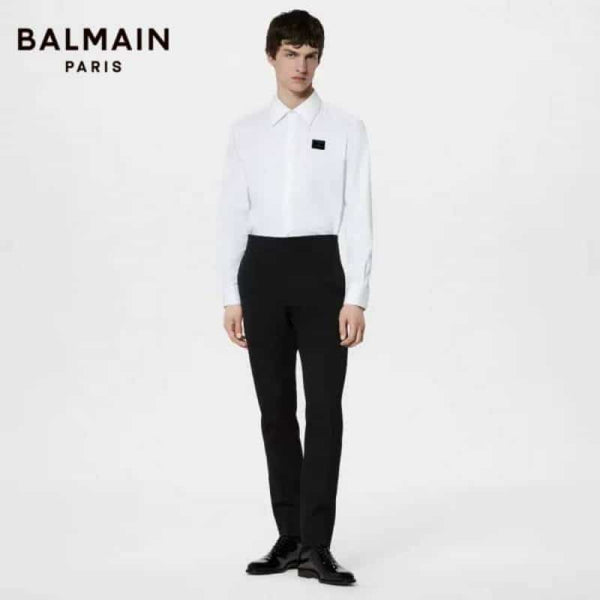 Balmai n Paris White Back Print Shirt With Premium BoX Packing And Carry Bag