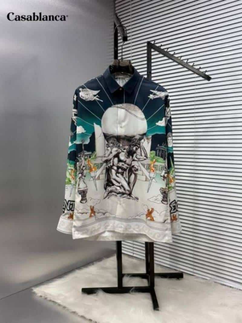 Casablanc a C Printed Shirt With Premium BoX Packing