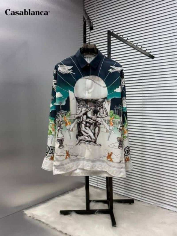 Casablanc a C Printed Shirt With Premium BoX Packing