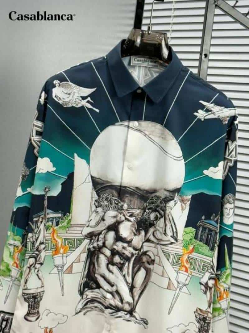 Casablanc a C Printed Shirt With Premium BoX Packing