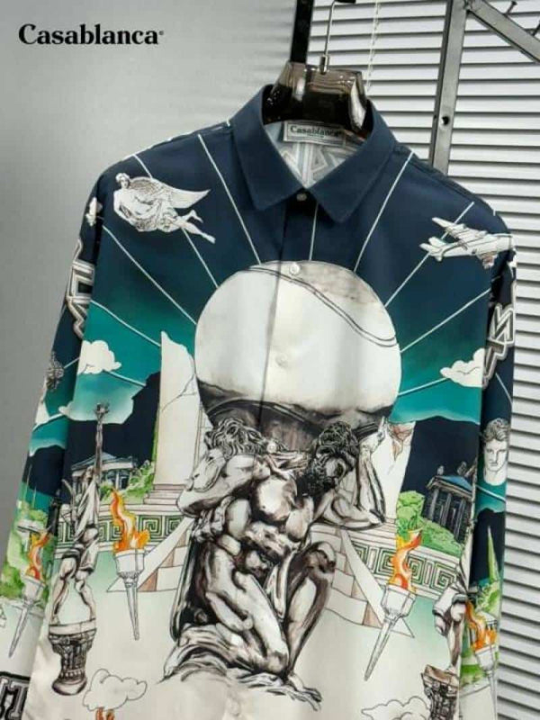 Casablanc a C Printed Shirt With Premium BoX Packing