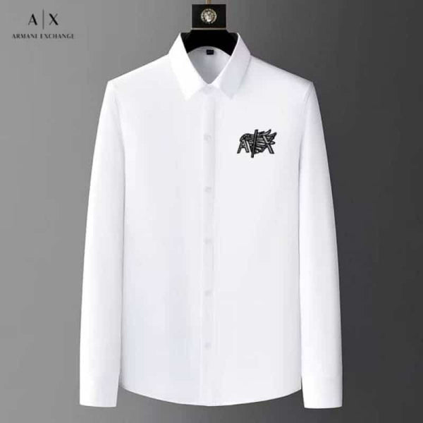 Arman i Exchange White Embossed Logo Shirt With Premium