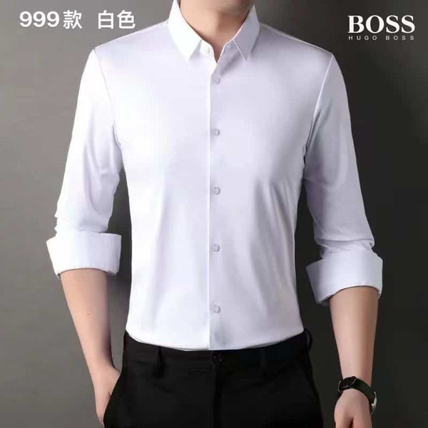 hugo BO5S White Premium Imported Shirt