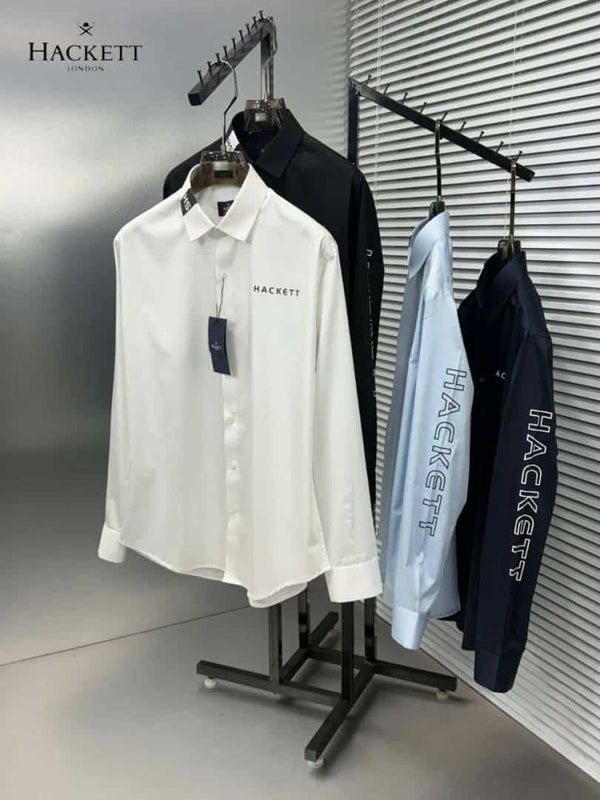 Hacket Londo n wahit  Logo Print Premium Shirt