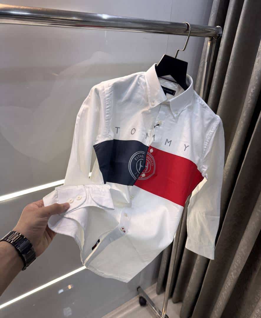 Tommy  Hilfiger White Premium Classic Shirt Secondary image