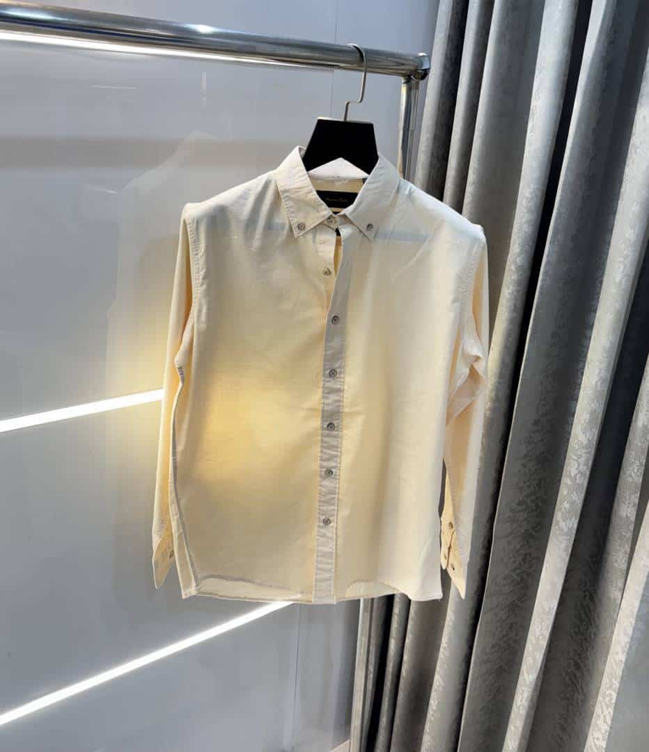 Mossimo Dutti Butter Yellow Premium Classic Shirt