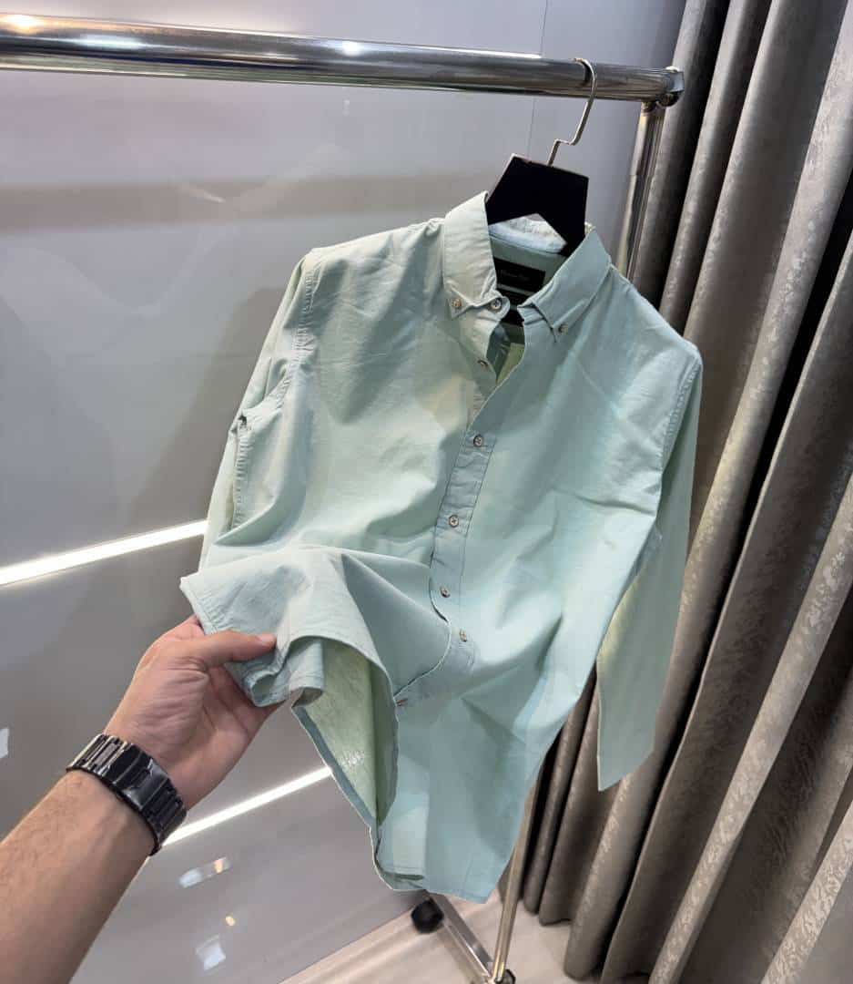 Mossimo Dutti Aqua Green Premium Classic Shirt