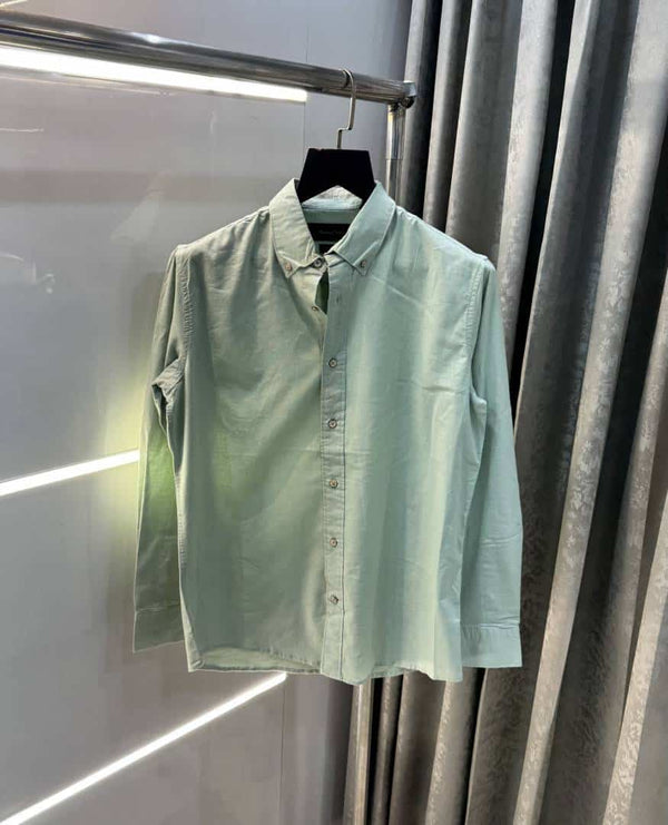 Mossimo Dutti Aqua Green Premium Classic Shirt