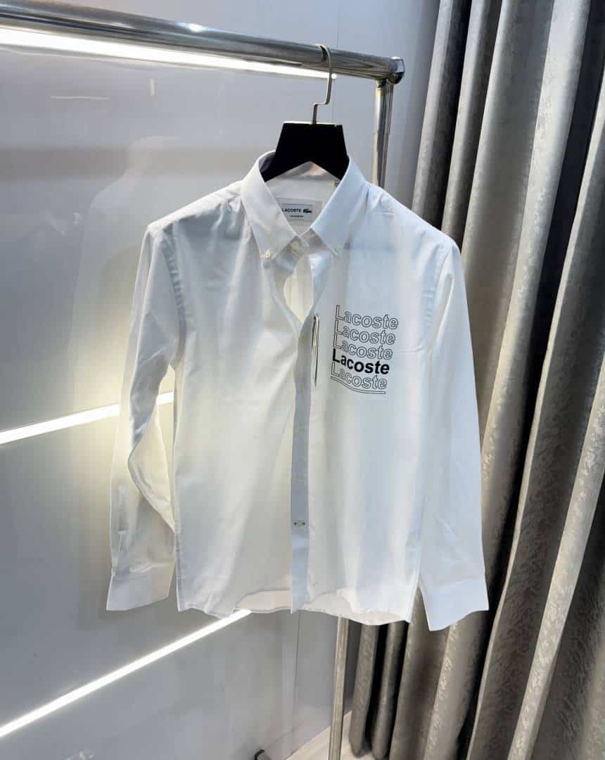 Lacost e White Logo Work Premium Shirt Secondary image