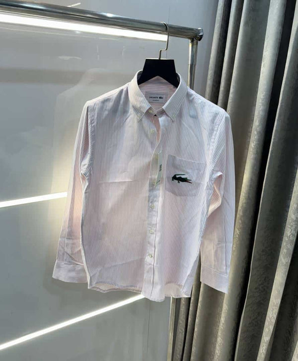 Lacost e Pink Stripes Premium Shirt
