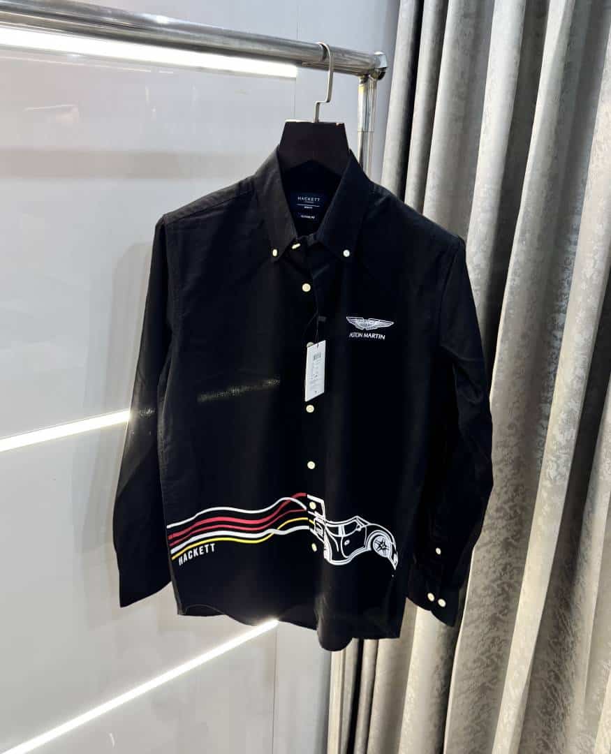 Hacket Aston Martin Black Premium Classic Shirt