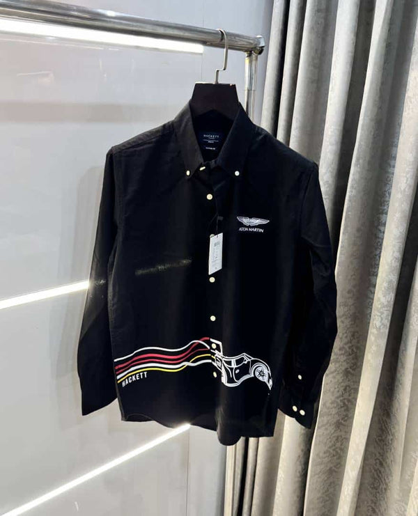 Hacket Aston Martin Black Premium Classic Shirt