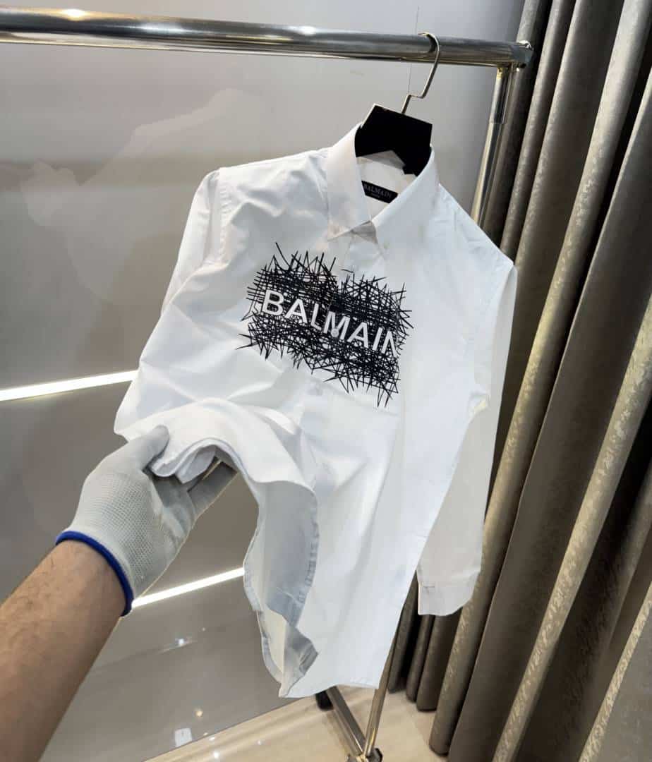 Balmai n Paris White Logo print Premium Shirt Main image