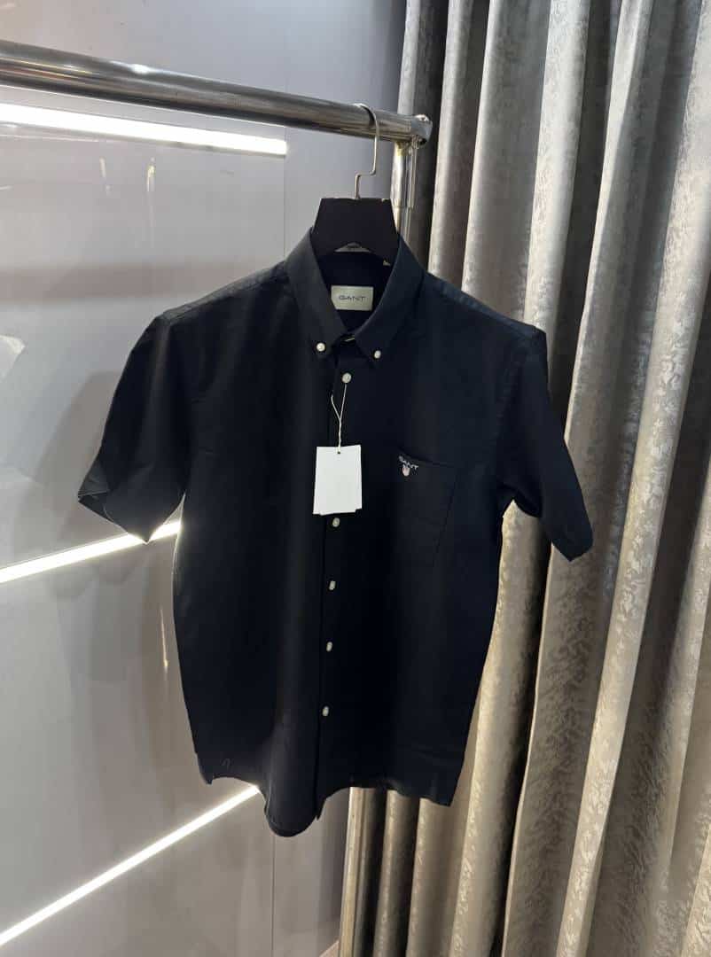 Gan t Navy Blue Premium Classic Half Shirt Secondary image