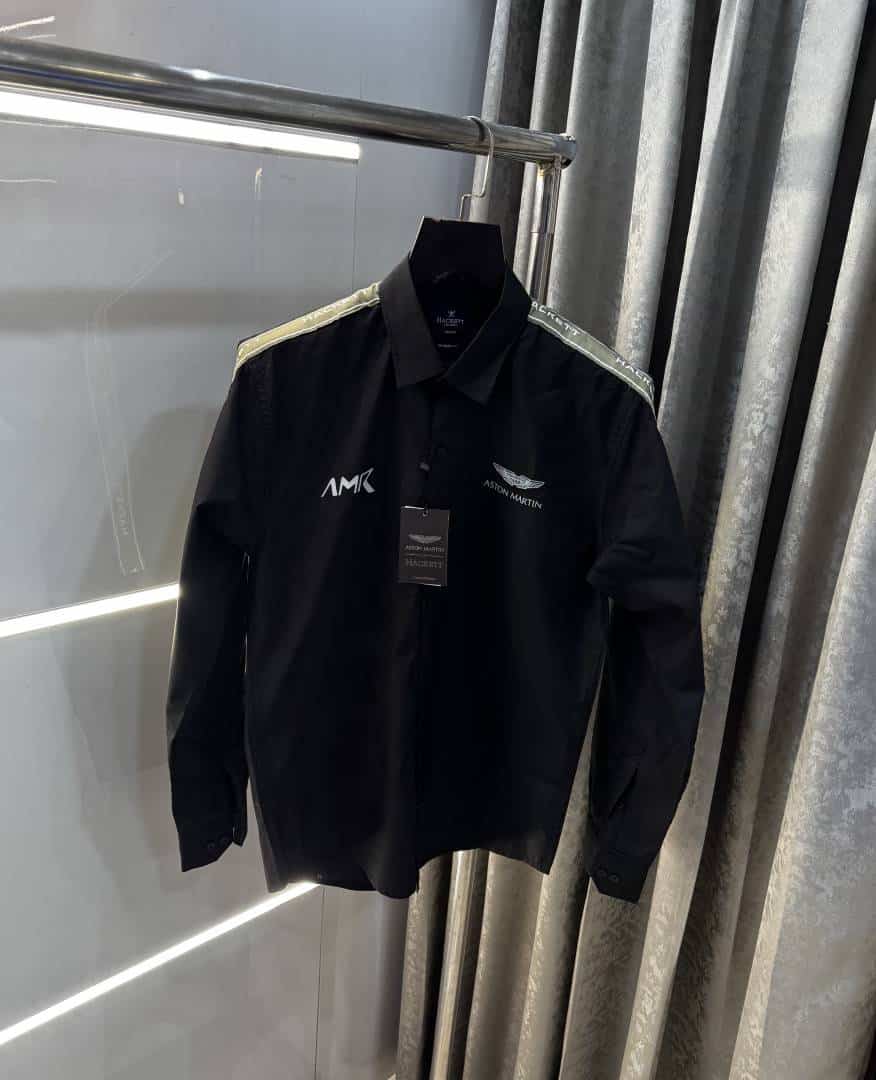 Hacket Aston Martin  Black Premium Classic Shirt Secondary image