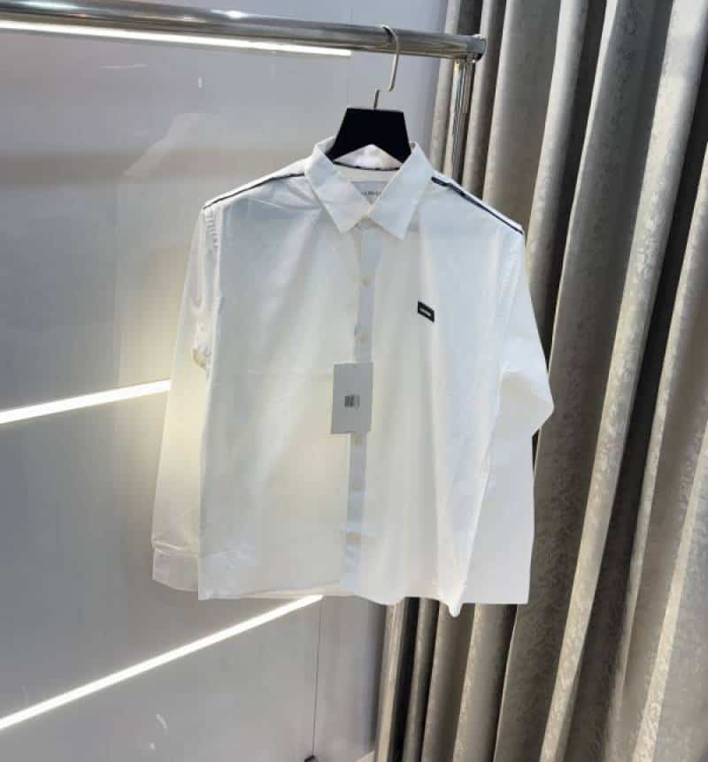 Calvi n Klein White Shoulder Look Premium Classic Shirt Main image