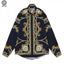 Versac e Couture Black Printed Imported Full Sleeves Shirt