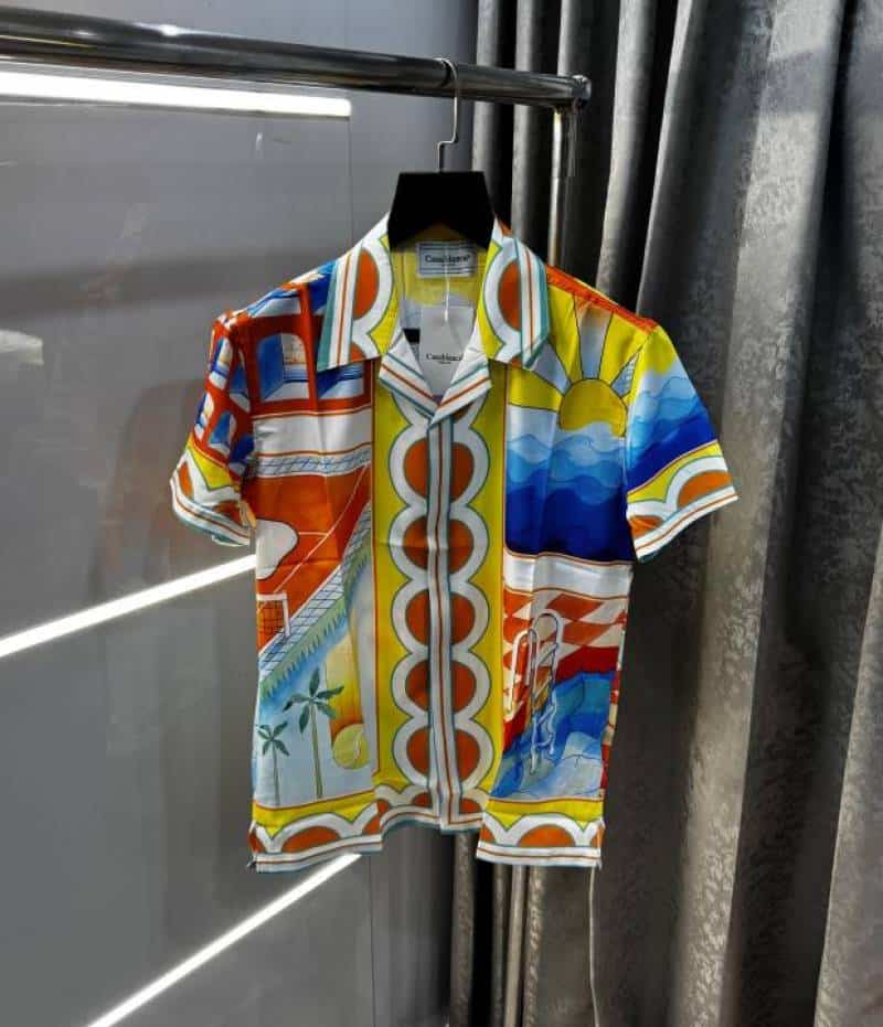 Casablanca Printed Imported Half Shirt Secondary image