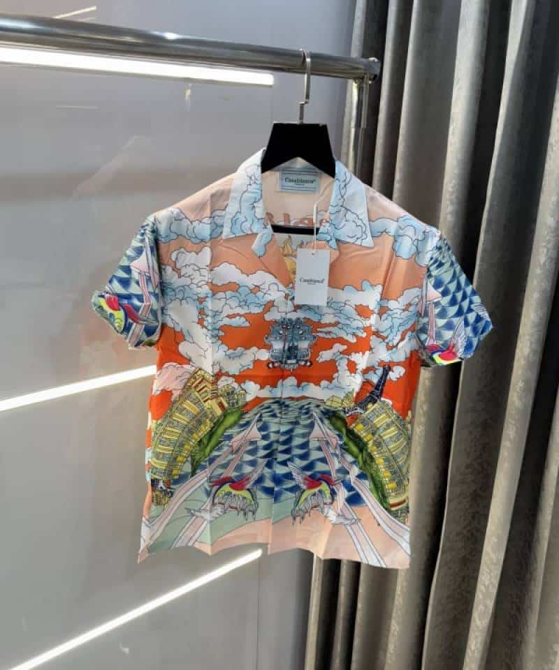 Casablanca Printed Imported Half Shirt Main image