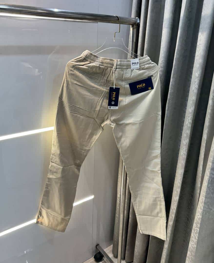 Ralph Laure n New Cream Premium Classic Cotton Pant Secondary image