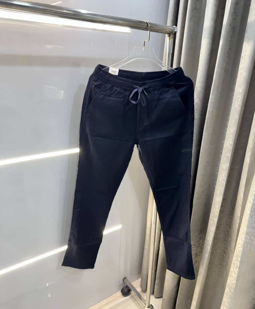 Ralph Lauren New Navy Blue Premium Classic Cotton Pant Main image