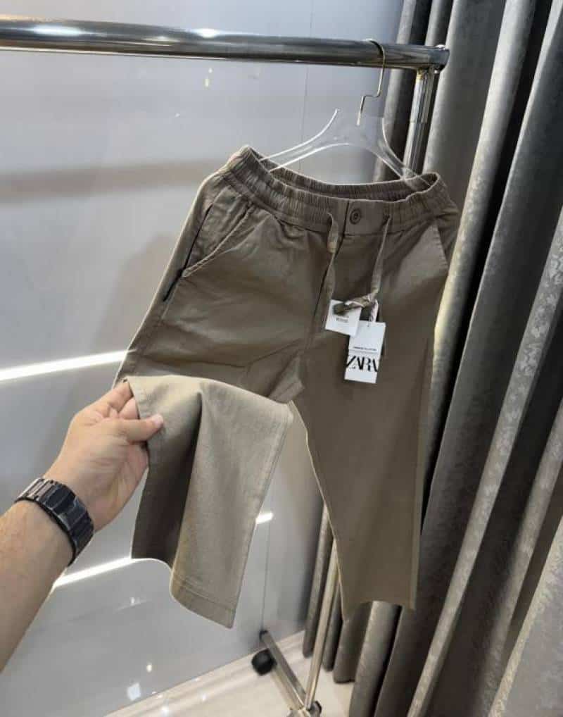 Zar a Beige 5 Premium Linen TrackPants Secondary image