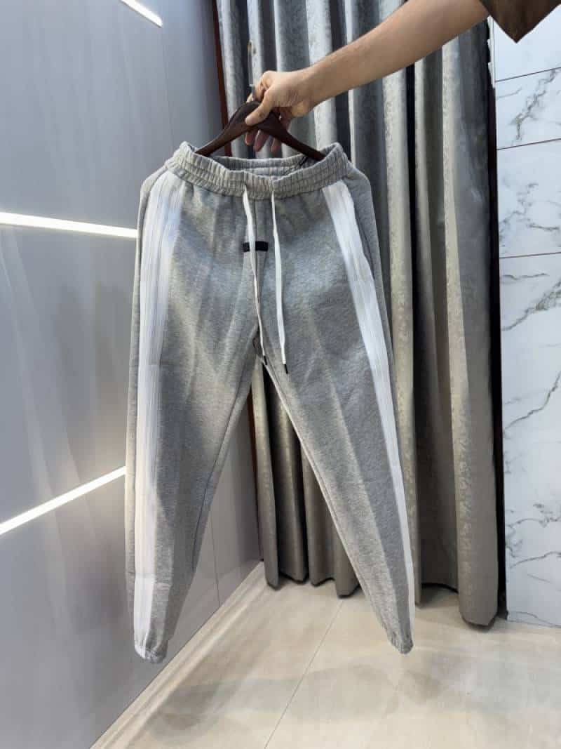 Essential Collab Adida s Grey Embroidery Logo Imported Jogger Sweatpant Main image