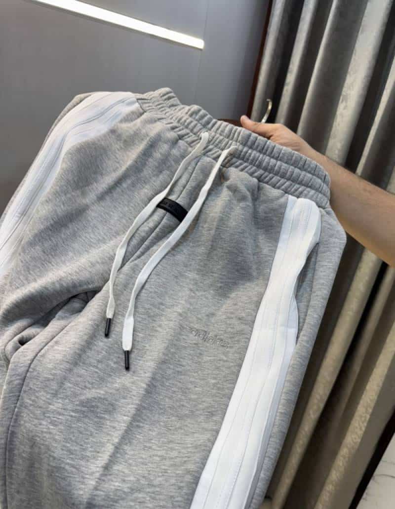 Essential Collab Adida s Grey Embroidery Logo Imported Jogger Sweatpant Secondary image