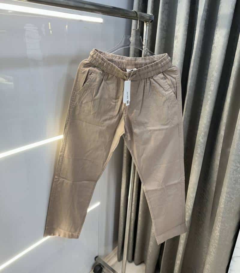 Zar a Light Beige 4 Premium Linen TrackPants Main image