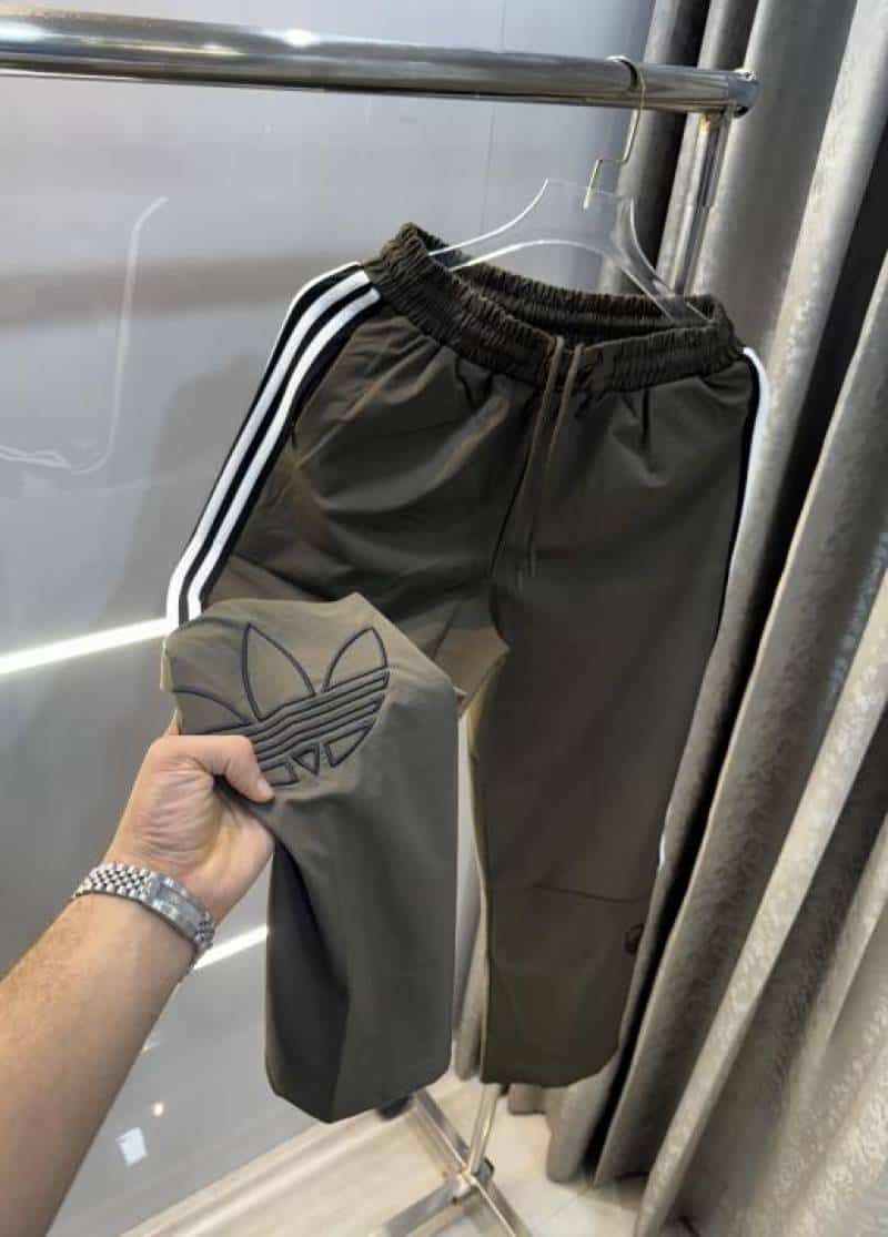 Adida s Olive Embroidery Logo Premium Trackpant Secondary image
