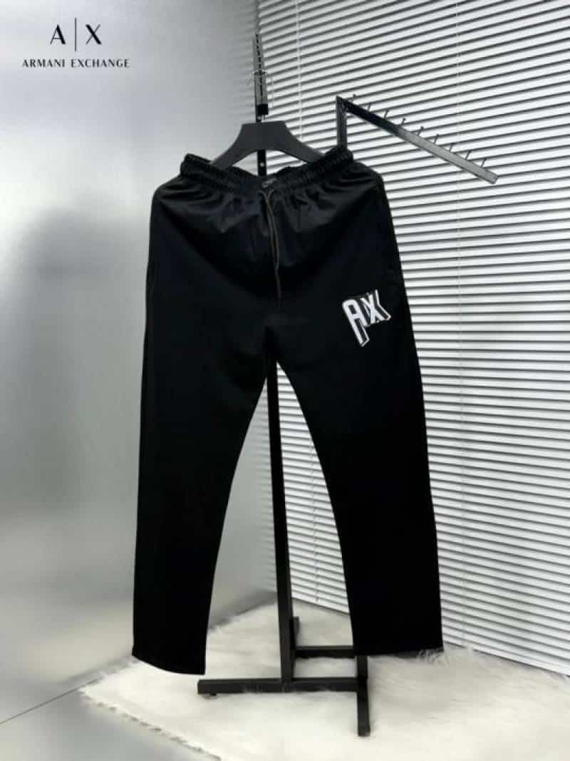 Arman i Exchange Black Logo Patch Imported Trackpant With Carry Bag Secondary image