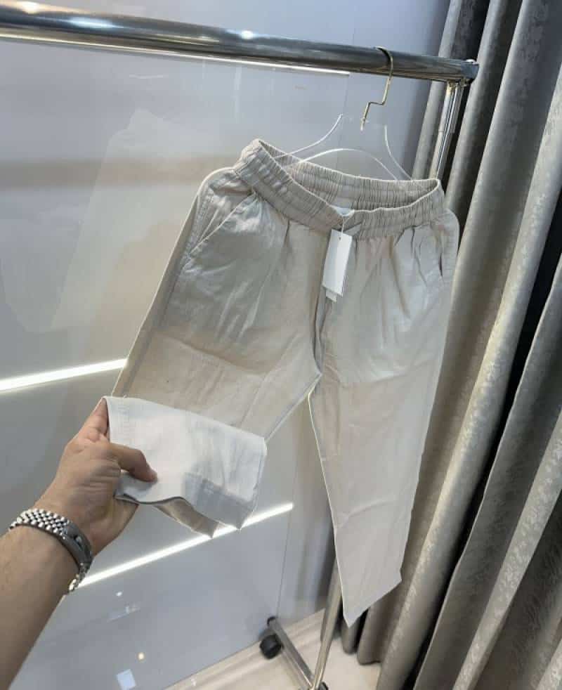 Zar a Light Cream 4 Premium Linen TrackPants Secondary image