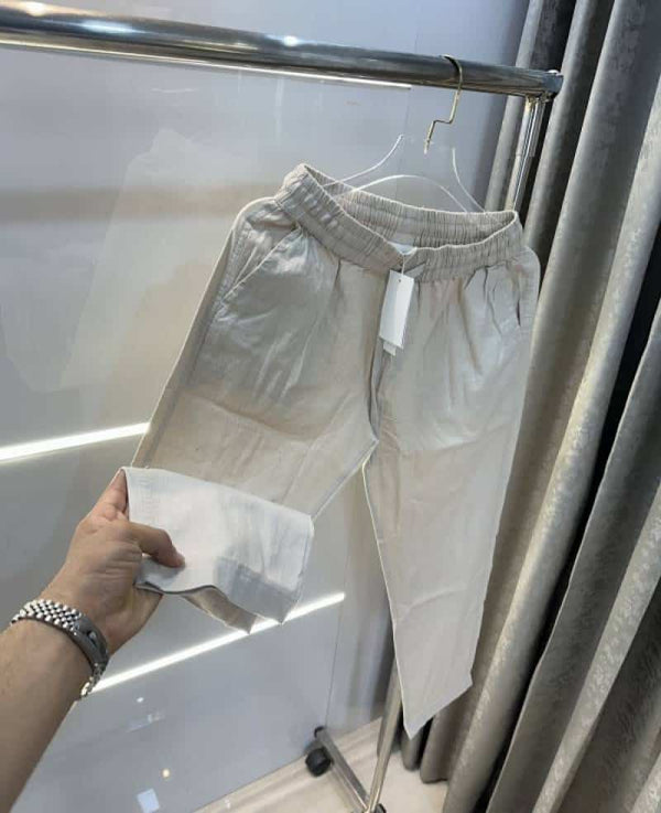 Zar a Light Cream 4 Premium Linen TrackPants