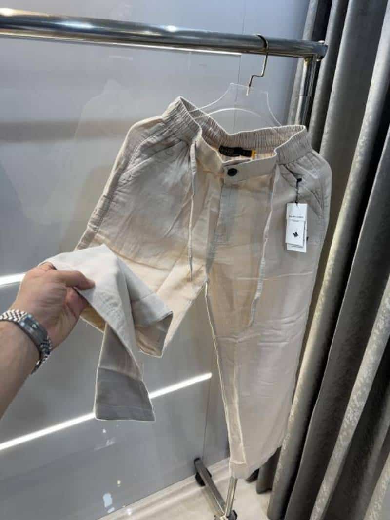 Ralph Lauren Cream Premium Linen TrackPant Secondary image