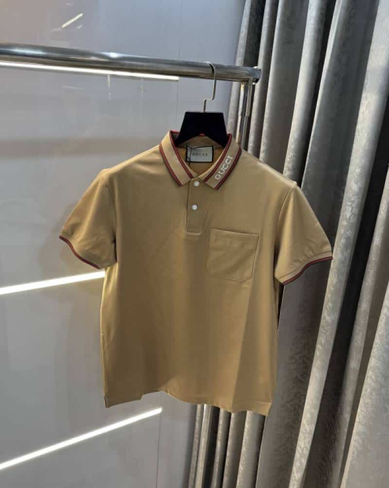 Gucc i Beige Imported Polo T-Shirt Main image