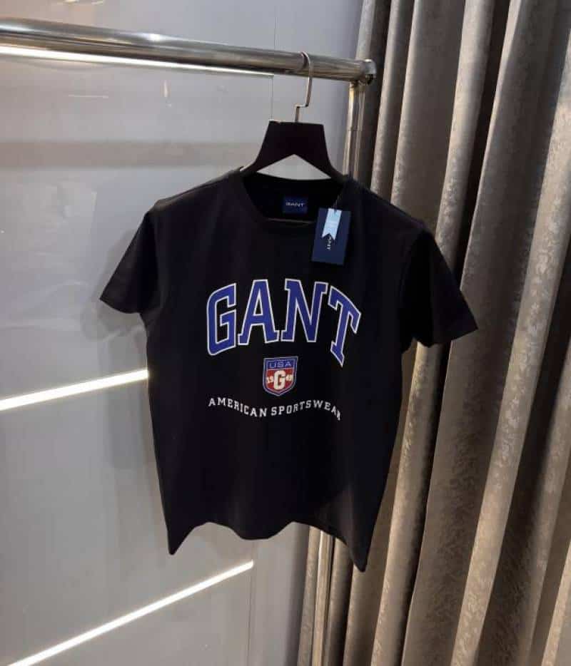 Gan t Black Logo Print Premium Classic T-Shirt Secondary image